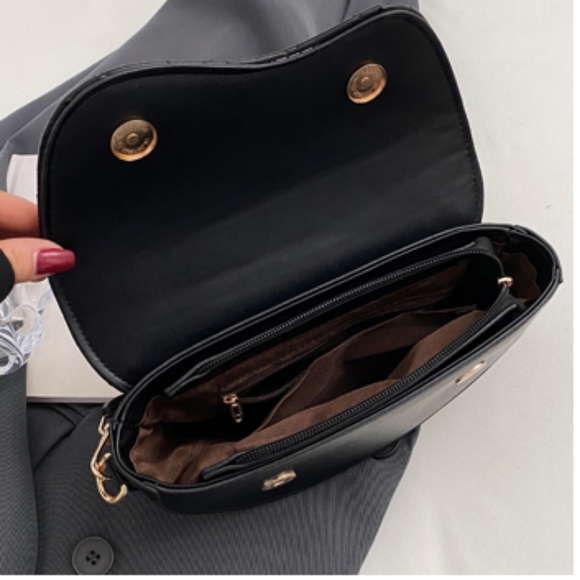 Brand New  Small Women Saddle Shoulder Bags PU Leather Crossbody … - Picture 4 of 6